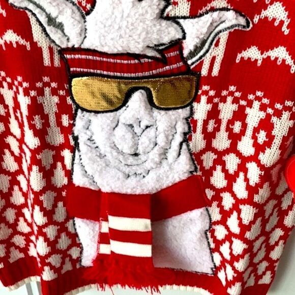 Joyland Boys Belk Llama Christmas Sweater - Size Small - NWT - Picture 6 of 6